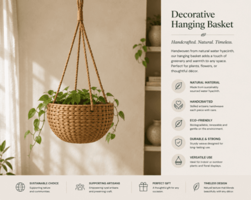 Decorative Hanging Basket